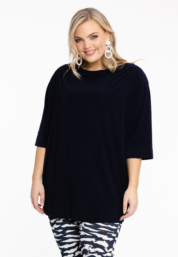 yoek Shirt kimono mouw DOLCE - Blauw