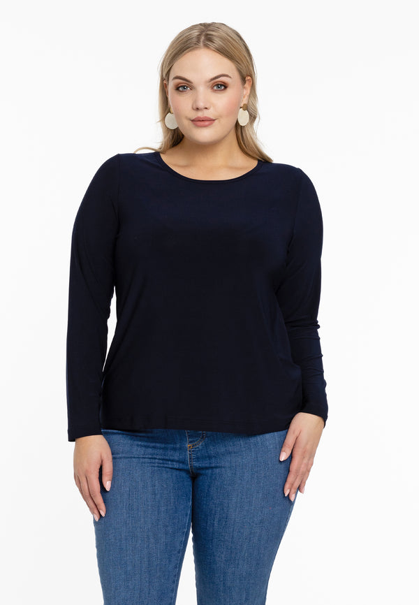 yoek Shirt long sleeve DOLCE - Blauw