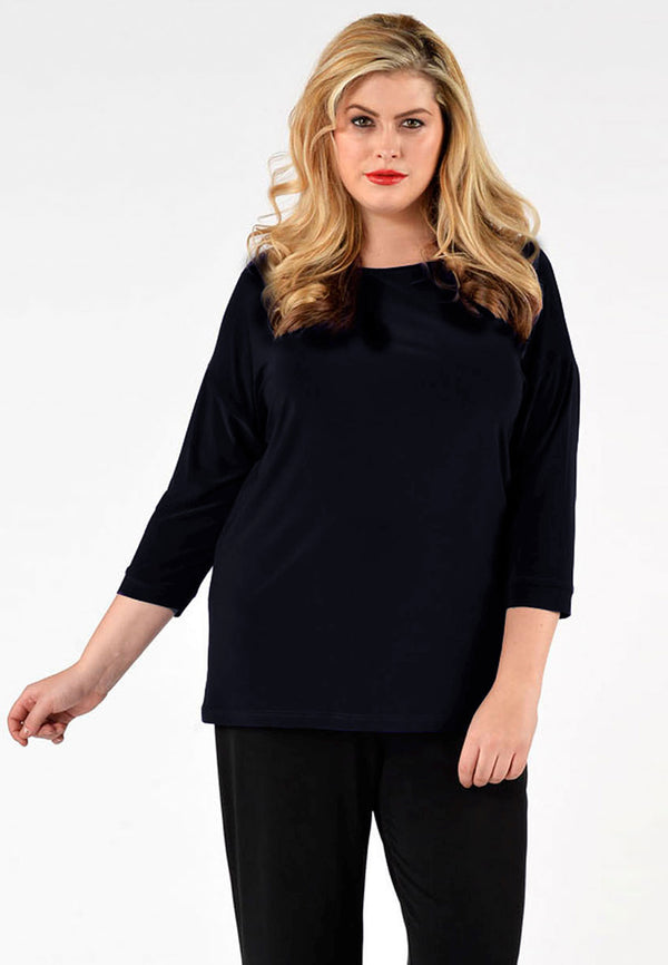 yoek Shirt wide driekwart mouwen DOLCE - Blauw