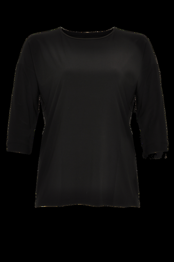 Yoek Shirt Wide Driekwart Mouwen DOLCE - Zwart