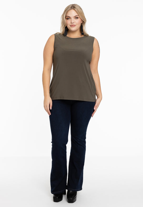 Yoek Singlet Fitted DOLCE - Lichtgroen