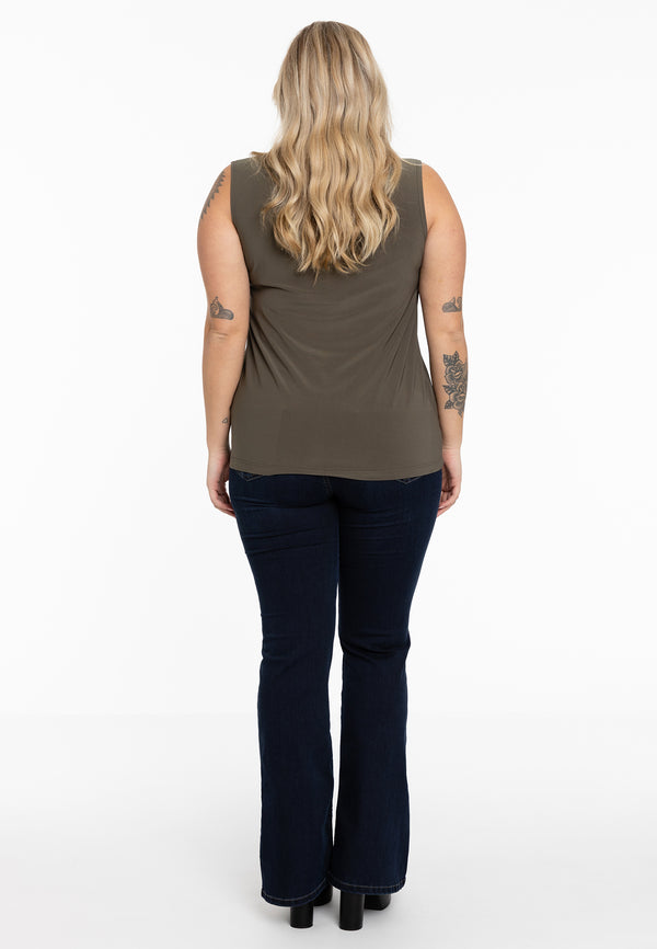 Yoek Singlet Fitted DOLCE - Lichtgroen