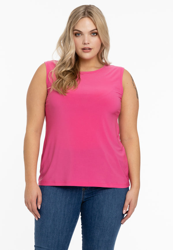 yoek Singlet fitted DOLCE - Roze