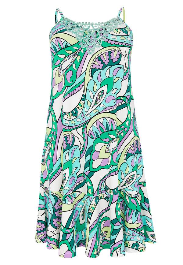 Yoek Spaghetti-jurk BARI - Wit