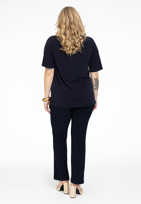 Yoek T-shirt A-lijn DOLCE - Blauw