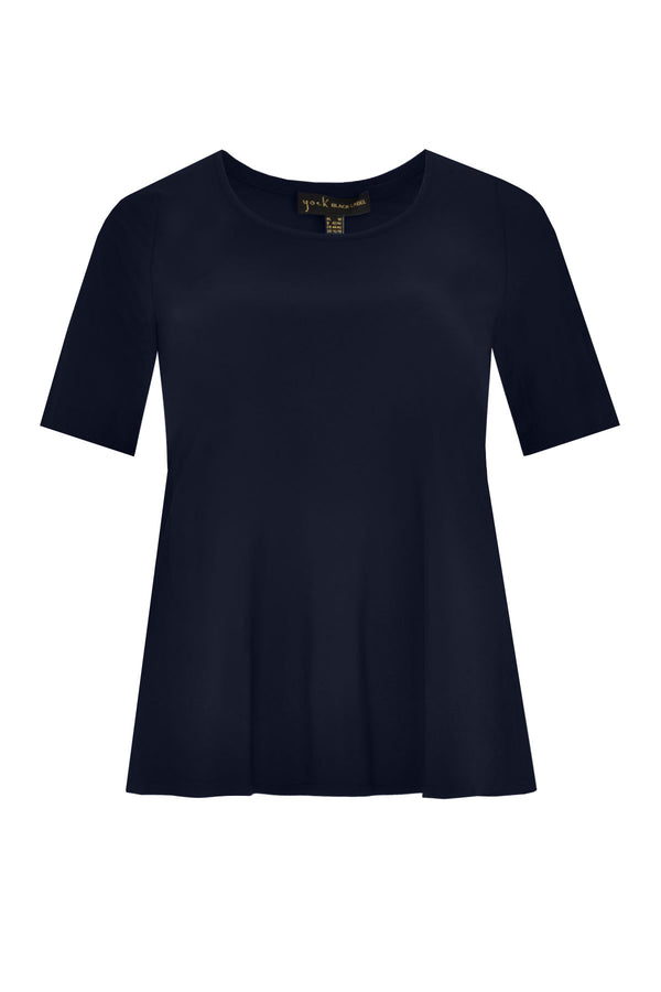 Yoek T-shirt A-lijn DOLCE - Blauw