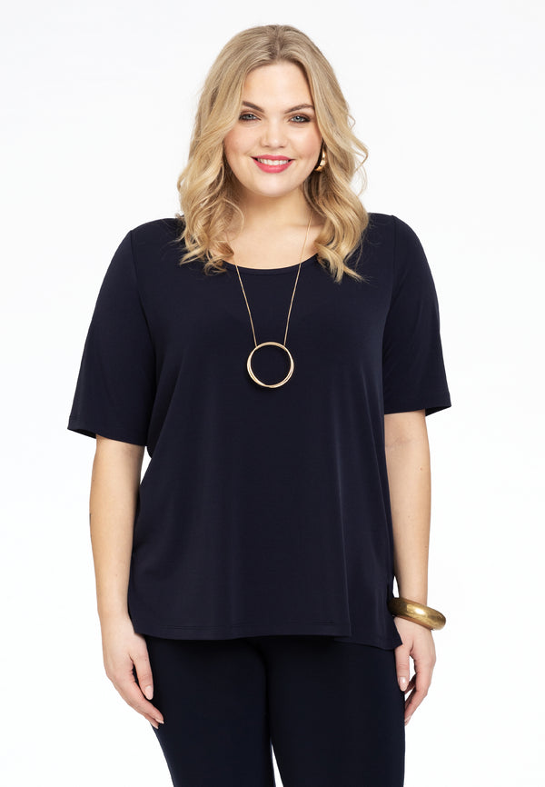 yoek T-shirt A-lijn DOLCE - Blauw