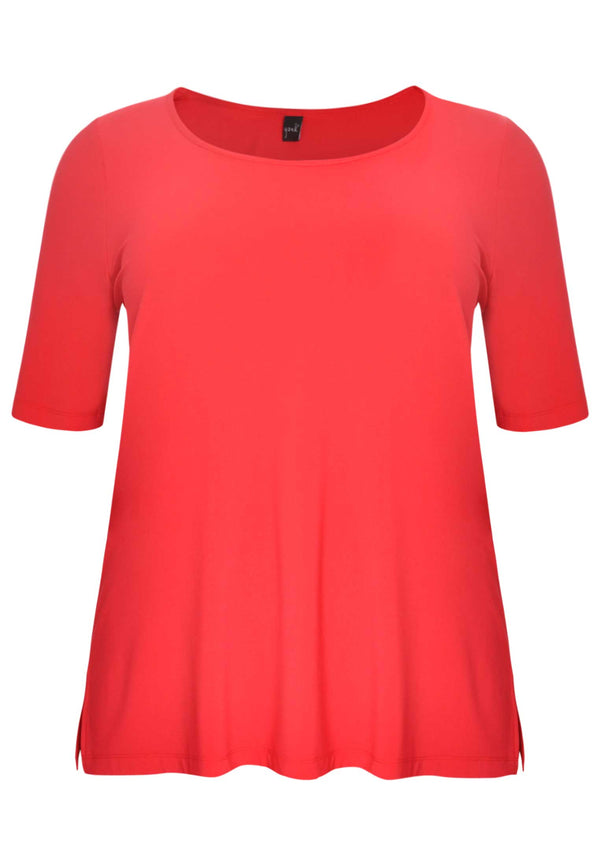Yoek T-shirt A-lijn DOLCE - Rood