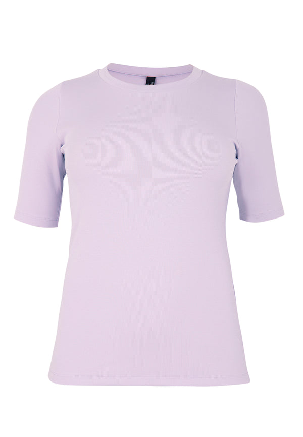 Yoek T-shirt Rib LOUNGE - Light Purple