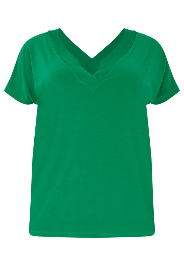 Yoek T-shirt V-hals DOLCE - Groen