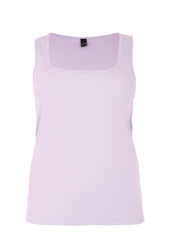 Yoek Tanktop Rib LOUNGE - Light Purple