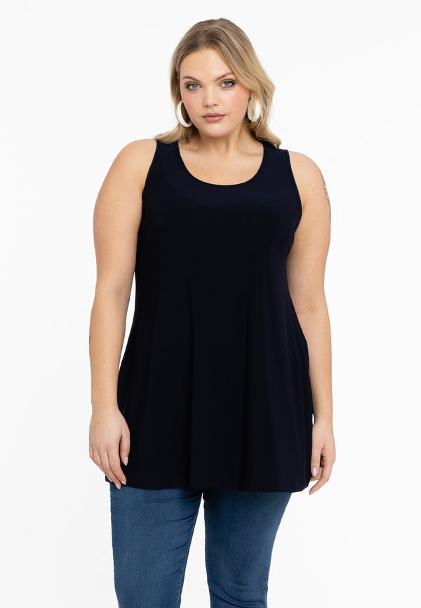 yoek Top flare DOLCE - Blauw