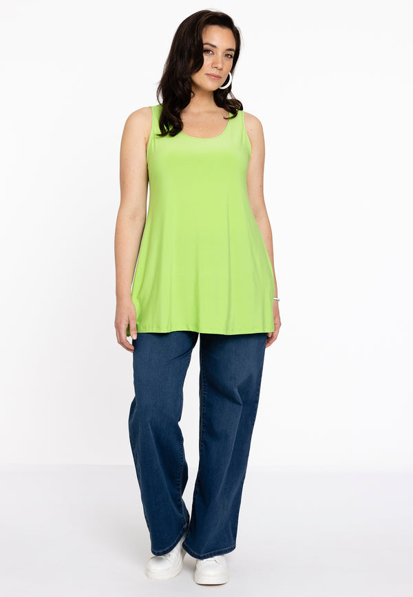 Yoek Top Flare DOLCE - Bright Green