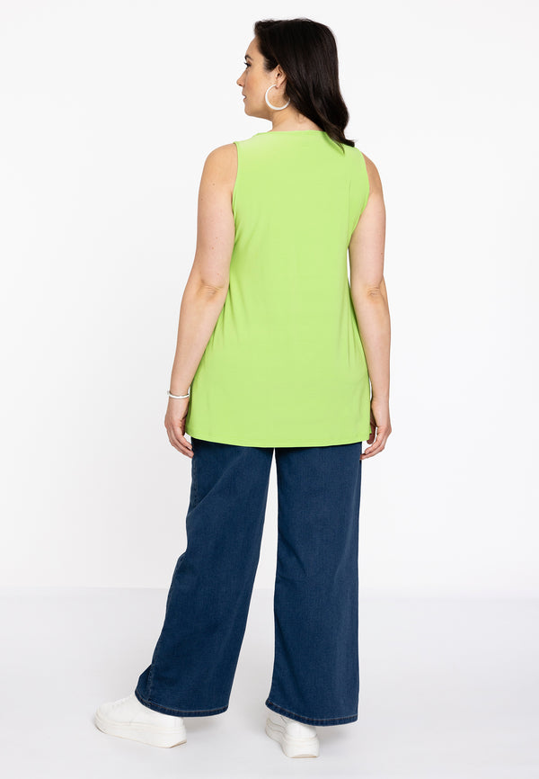 Yoek Top Flare DOLCE - Bright Green