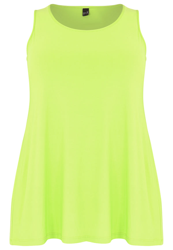 Yoek Top Flare DOLCE - Bright Green