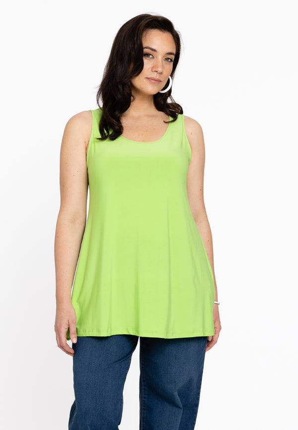 yoek Top flare DOLCE - bright green