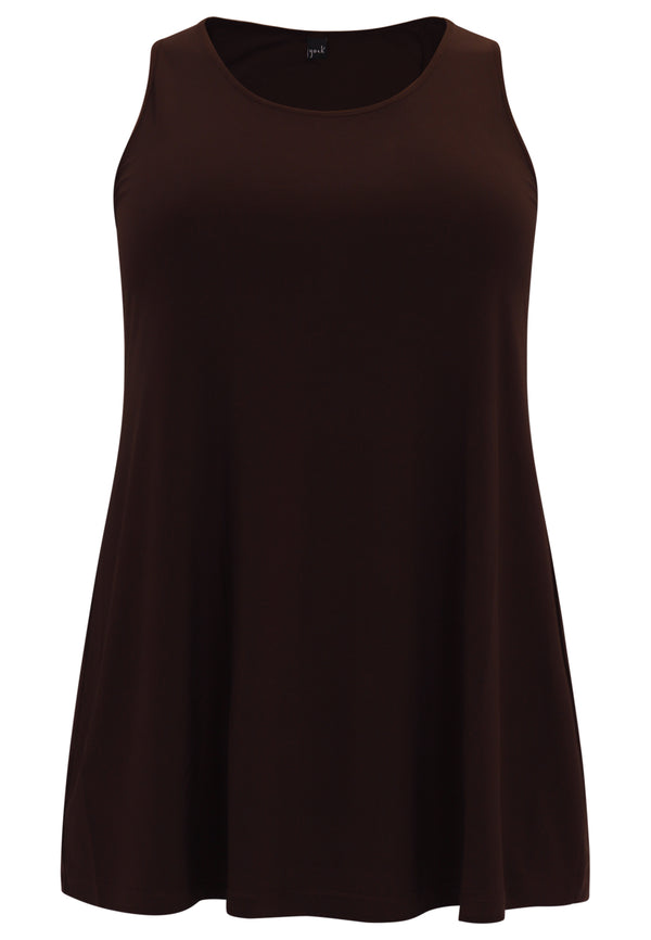 Yoek Top Flare DOLCE - Bruin
