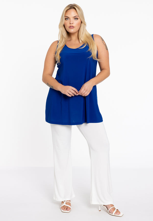 Yoek Top Flare DOLCE - Indigo