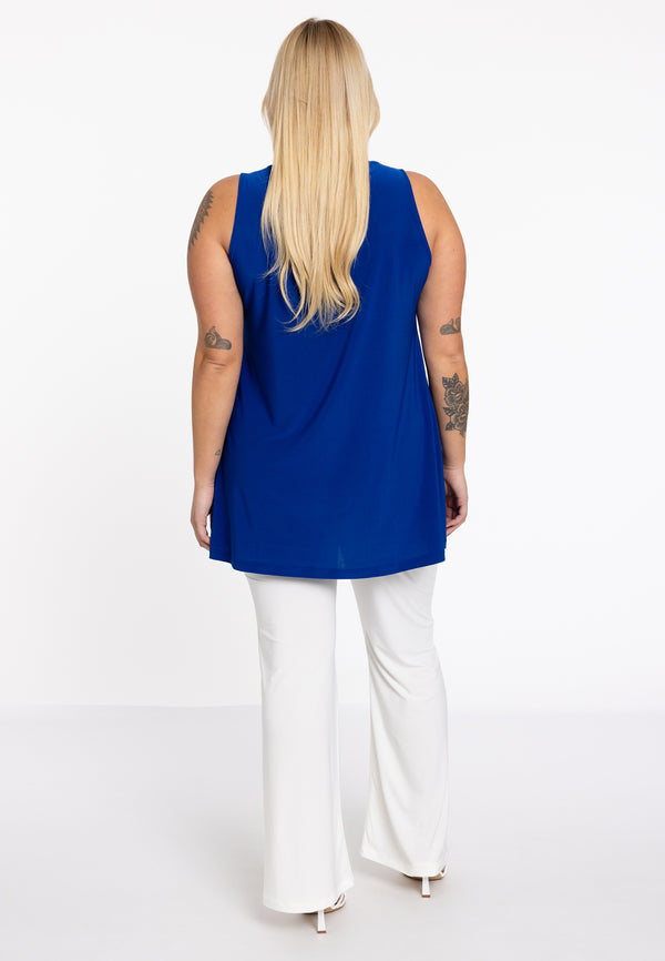 Yoek Top Flare DOLCE - Indigo