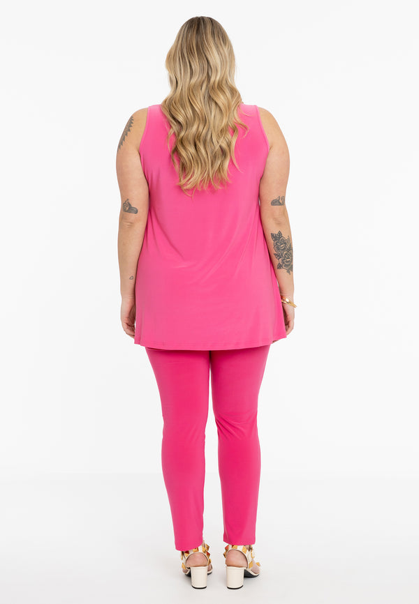 Yoek Top Flare DOLCE - Roze