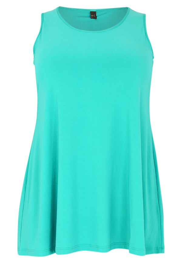 Yoek Top Flare DOLCE - Turquoise