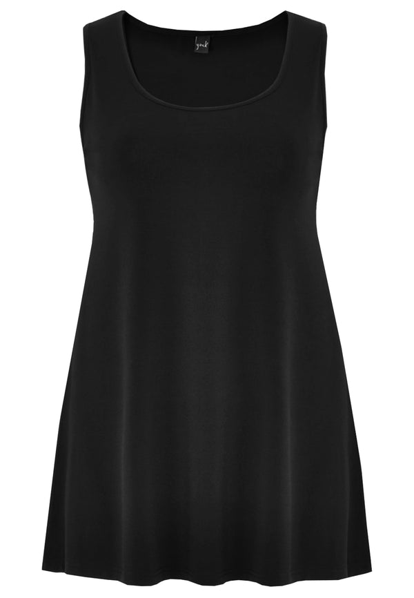 Yoek Top Flare DOLCE - Zwart