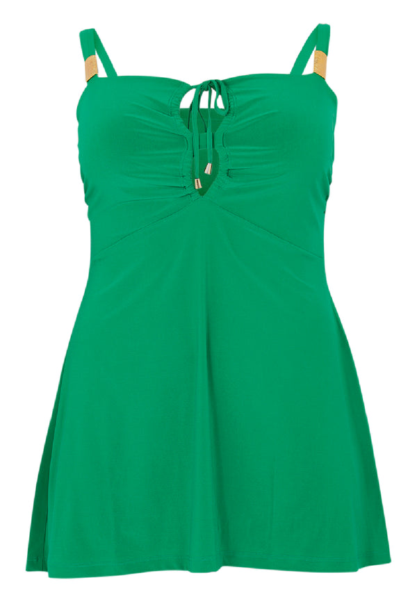 Yoek Top Met Bandjes DOLCE - Groen