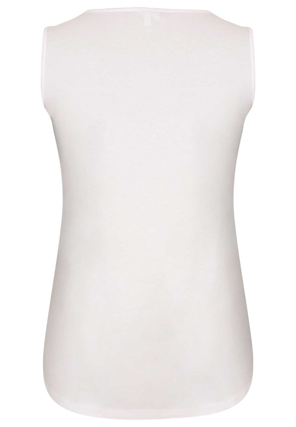 Yoek Top Relax Fit COTTON - Wit