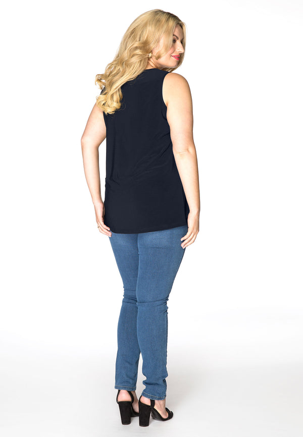 Yoek Top Relax Fit DOLCE - Blauw