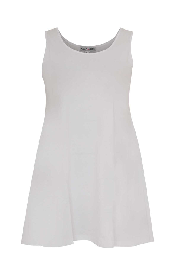 Yoek Top Wide Bottom COTTON - Wit