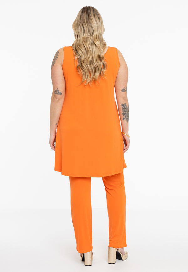 Yoek Top Wide Bottom DOLCE - Oranje