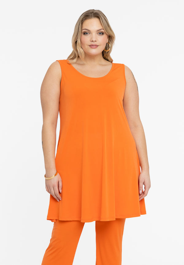 yoek Top wide bottom DOLCE - Oranje