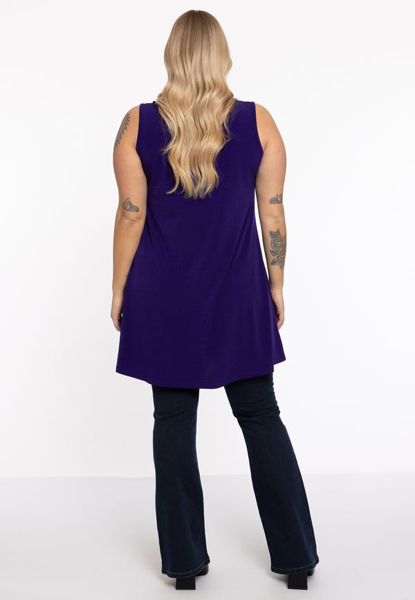 Yoek Top Wide Bottom DOLCE - Paars