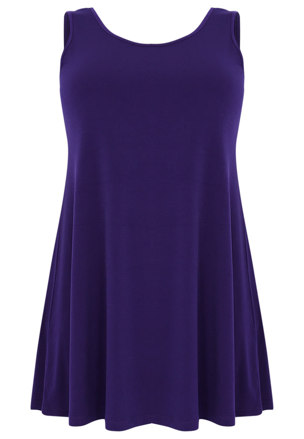 Yoek Top Wide Bottom DOLCE - Paars