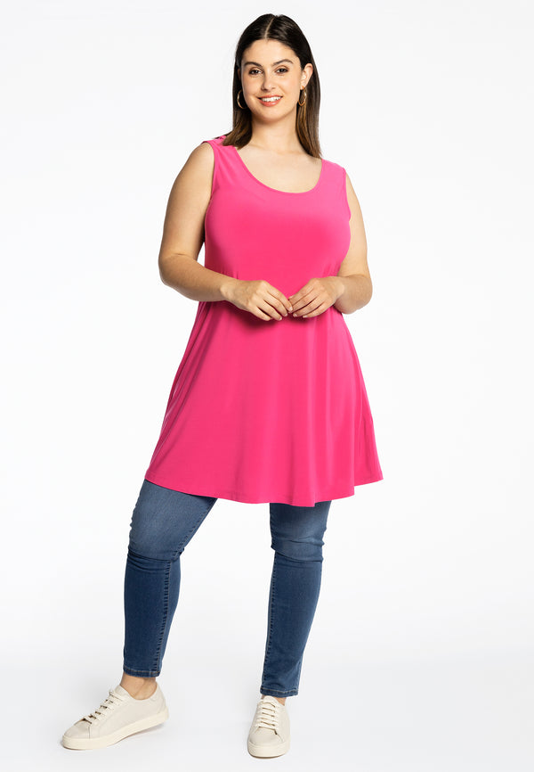 Yoek Top Wide Bottom DOLCE - Roze