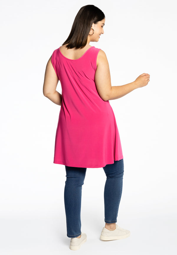 Yoek Top Wide Bottom DOLCE - Roze