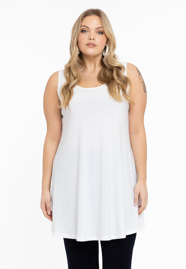 yoek Top wide bottom DOLCE - Wit