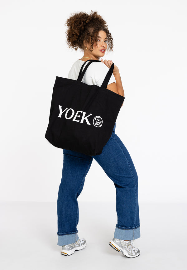 Yoek Tote Bag COTTON - Zwart
