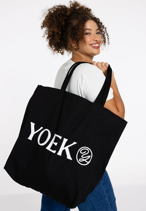 Yoek Tote Bag COTTON - Zwart