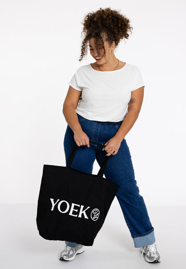 Yoek Tote Bag COTTON - Zwart