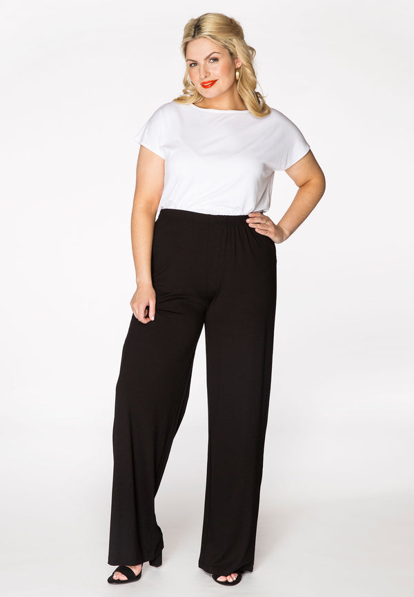 yoek Trousers long - Zwart