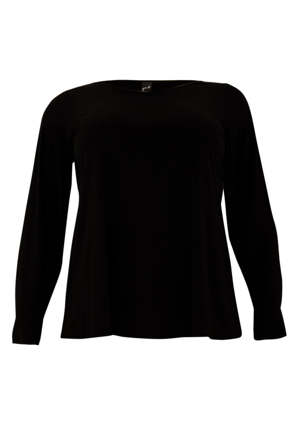 Yoek Tunic Flare Short DOLCE - Zwart