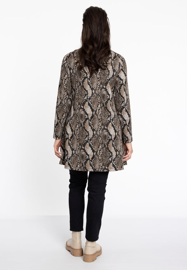 Yoek Tunic Wide Bottom SERA - Zwart