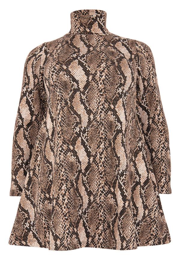 Yoek Tunic Wide Bottom SERA - Zwart