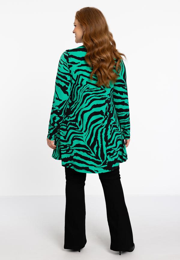 Yoek Tunic Wide Bottom VERDI - Groen