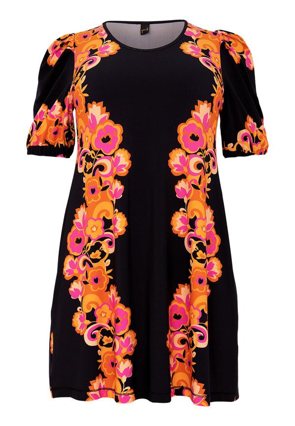 Yoek Tuniek A-lijn Pofmouw GARLAND - Blauw