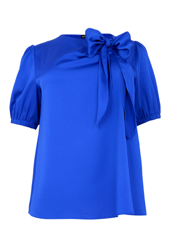 Yoek Tuniek A-lijn SATINI - Indigo