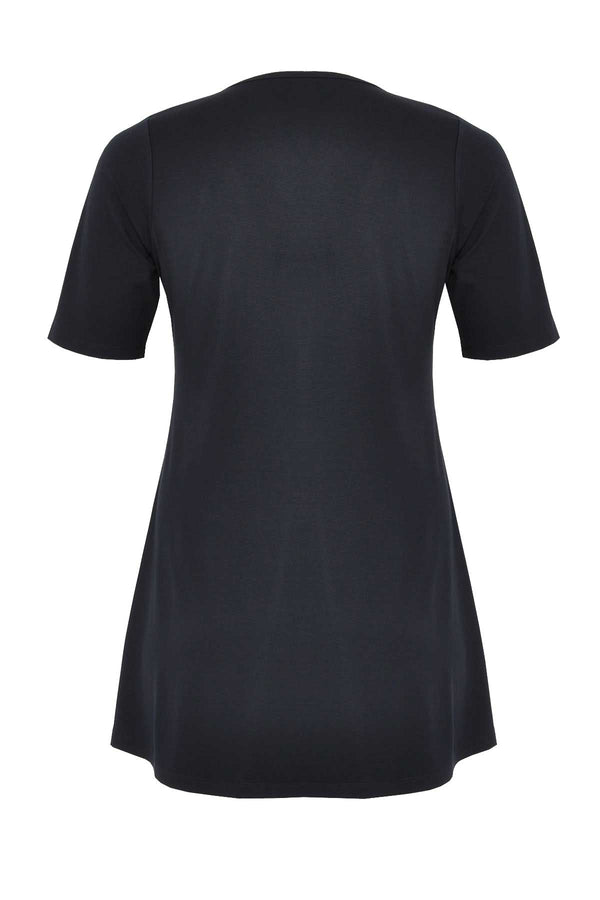 Yoek Tuniek Flare COTTON - Blauw