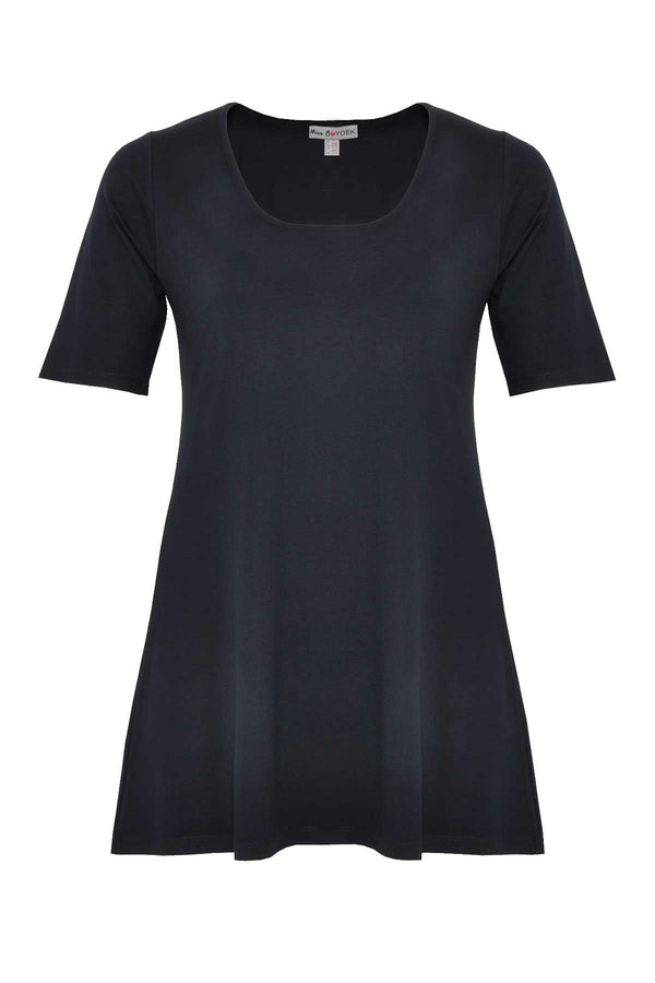 Yoek Tuniek Flare COTTON - Blauw