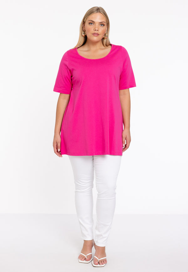 Yoek Tuniek Flare COTTON - Roze